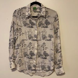 Botanic Garden Printed Blouse
